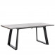 Стол раздвижной Leset Флорес 140, Бетон/опоры Черные Стол раздвижной Leset Флорес 140, Бетон/опоры Черные