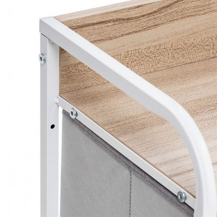 Комод Leset Ноа широкий, Каркас Белый, Светло-серый