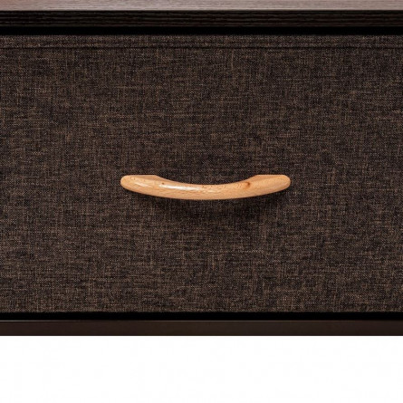 Комод Leset Локи 2 ящ., Каркас Коричневый, Бежевый/Светло-коричневый/Темно-коричневый