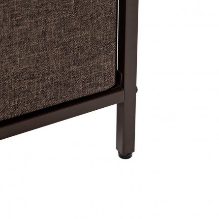 Комод Leset Локи 2 ящ., Каркас Коричневый, Бежевый/Светло-коричневый/Темно-коричневый