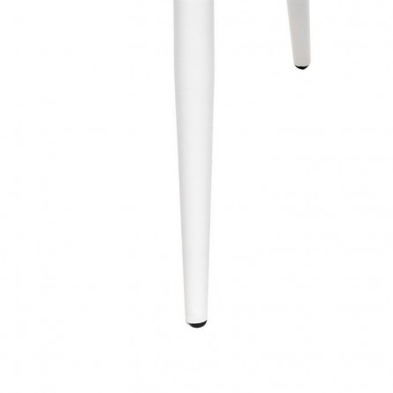 Стул с подлокотниками Leset Слим, каркас Белый, велюр Синий