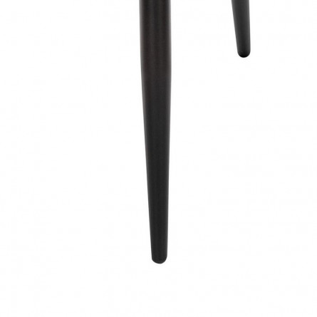 Стул с подлокотниками Leset Слим, каркас Черный, велюр Бежевый