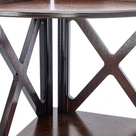 Этажерка-стеллаж Leset "Джульетта-2" угловая