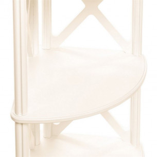 Этажерка-стеллаж Leset "Джульетта-3" угловая