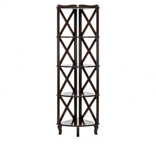 Этажерка-стеллаж Leset "Джульетта-4" угловая