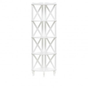 Этажерка-стеллаж Leset "Джульетта-4" угловая