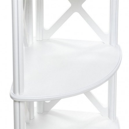 Этажерка-стеллаж Leset "Джульетта-4" угловая