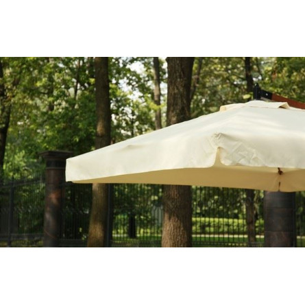 MAESTRO WOOD 300 уличный квадратный зонт с базой