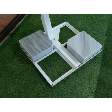 Профeссиональный зонт MAESTRO 300 квадратный (серый)