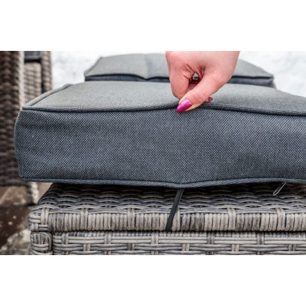 Комплект мебели ZOYA из искусственного ротанга (серый)