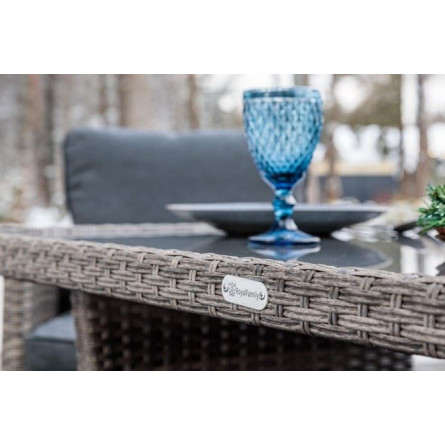 Комплект мебели ZOYA из искусственного ротанга (серый)