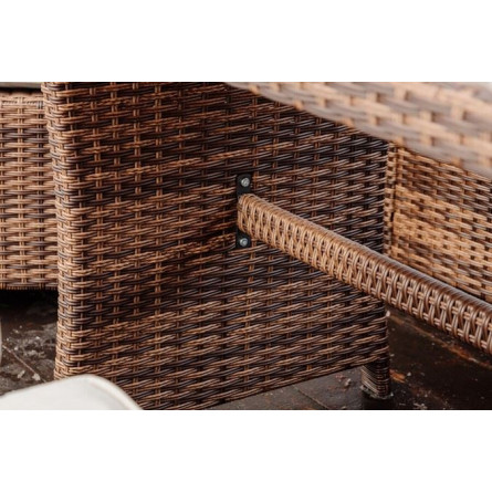 Комплект мебели ZOYA из искусственного ротанга (коричневый)