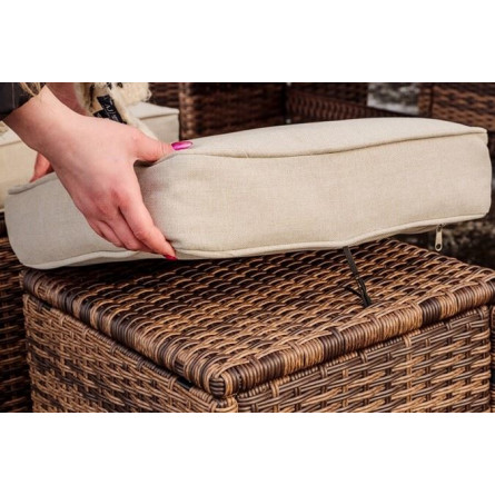 Комплект мебели ZOYA из искусственного ротанга (коричневый)