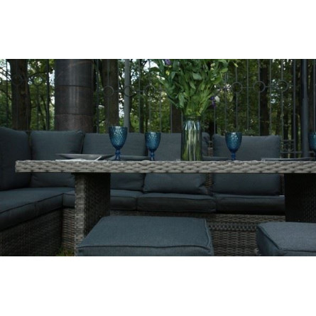 ZORRO серый комплект мебели из искусственного ротанга