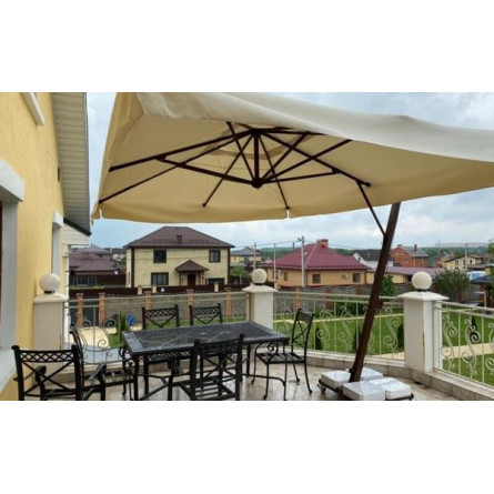 Профeссиональный зонт MAESTRO 350 круглый с воланом и базой