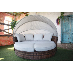 Диван-трансформер Violetta коричневый