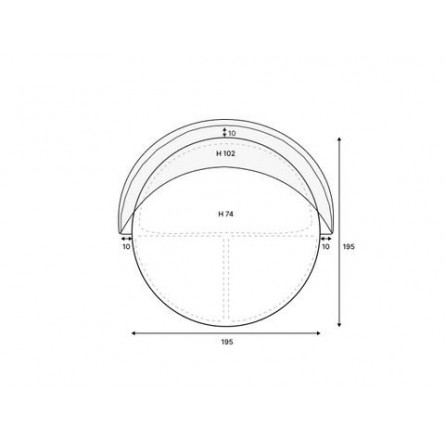 Диван-трансформер Violetta коричневый