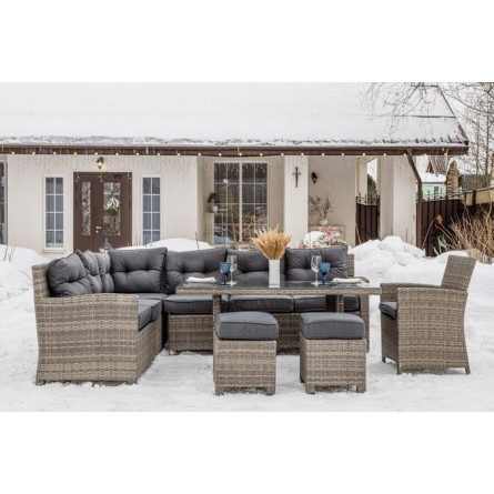 Угловой комплект Genry из искусственного ротанга