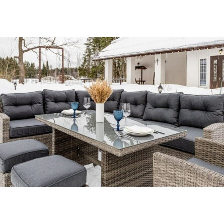 Угловой комплект Genry из искусственного ротанга