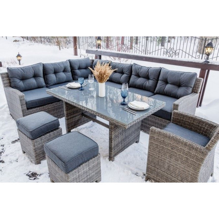 Угловой комплект Genry из искусственного ротанга