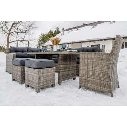 Угловой комплект Genry из искусственного ротанга