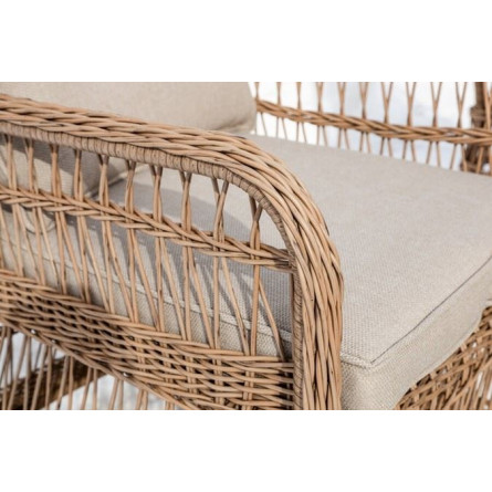 Обеденный комплект ISABELLA из искусственного ротанга