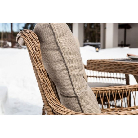 Обеденный комплект ISABELLA из искусственного ротанга