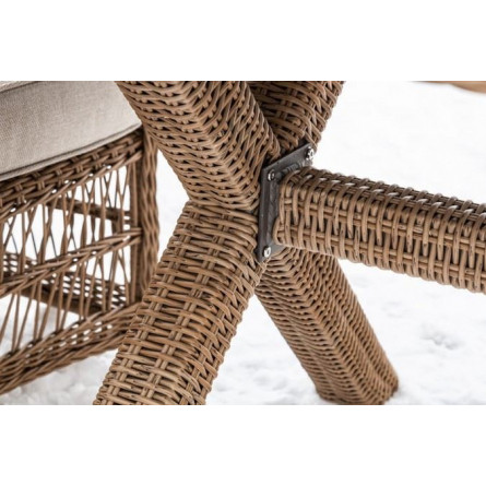 Обеденный комплект ISABELLA из искусственного ротанга