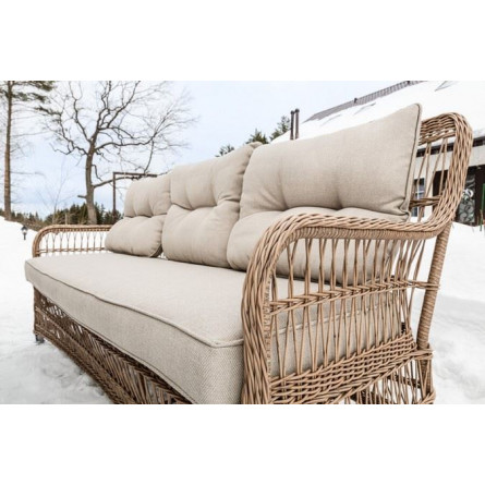 Обеденный комплект ALBERT из искусственного ротанга