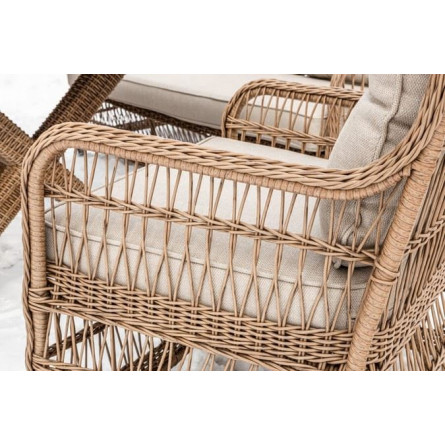 Обеденный комплект ALBERT из искусственного ротанга