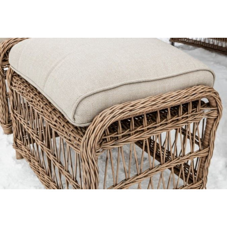 Обеденный комплект ALBERT из искусственного ротанга