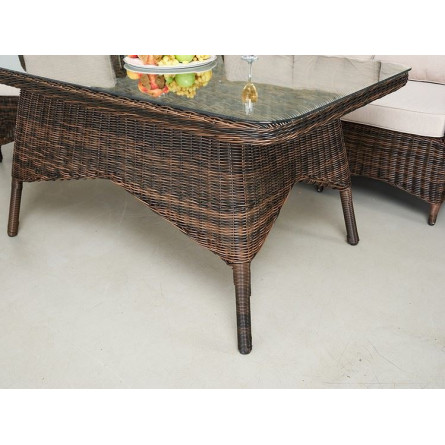 Обеденная группа Rosetta из искусственного ротанга