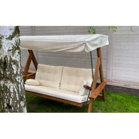 Качели Lyon с бежевыми подушками