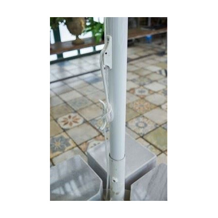 Зонт MISTRAL 300 квадратный (база в комплекте) зеленый