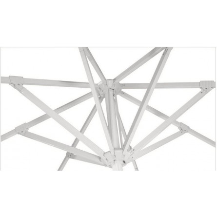 Зонт MISTRAL 400 квадратный (база в комплекте) синий / бежевый