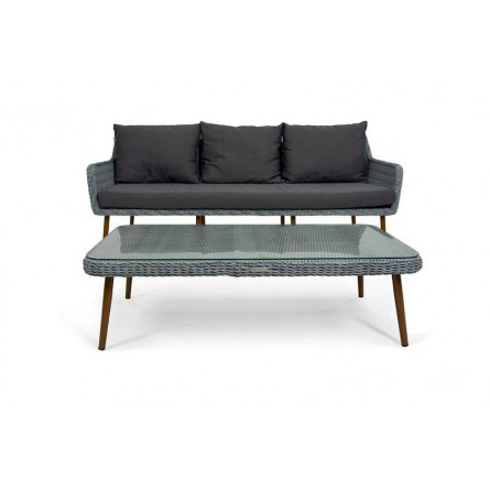 Комплект мебели MOKKA RIMINI (стол кофейный, 2 кресла, софа 3 х-местная)