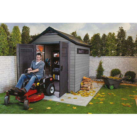 Сарай из ДПК Fusion 757 Серый