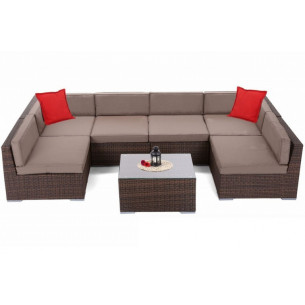 Модульный комплект из полиротанга Люк 3