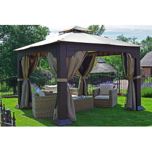 Беседка-тент садовая. Шатер из ротанга Кантри "Country"