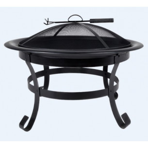Чаша для костра с черным порошковым покрытием