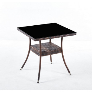 Стол квадратный из искусственного ротанга Вайнхейвен 80х80 см