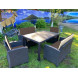 Комплект мебели из пластика под полиротанг для отдыха Калифорния "California Family Set"