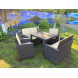 Комплект плетеной садовой мебели из пластика Калифорния "California Family Mini Set"