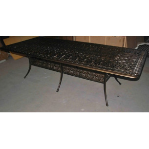 Стол из литого алюминия прямоугольный Римини 10 "RIMINI 10"