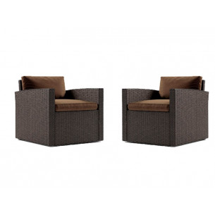 Комплект кресел из искусственного ротанга Сантьяго (2шт.)