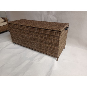 Сундук для хранения подушек из искусственного ротанга (137*54*64) 460л ХАРОМА "JARAMA"
