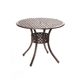 Стол из литого алюминия ЛИОН «LION» круглый D85