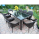 Обеденная мебель из искусственного ротанга комплект СИЦИЛИЯ "SICILY" 8 персон