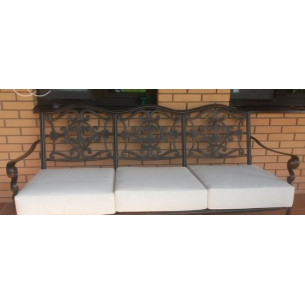 Скамейка-диван уличная Венеция 3 "VENICE 3" из литого алюминия