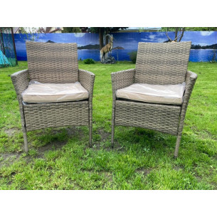 Кресло плетеное из полиротанга Вирджиния (Анкор) с подушкой 5 см